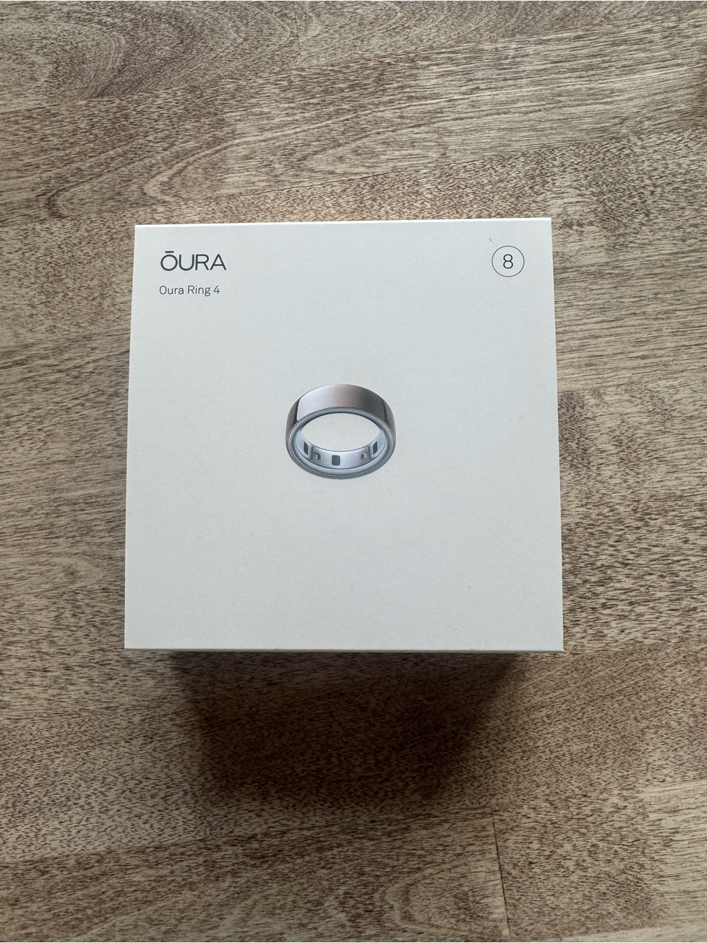 ŌURA Ring 4 Rose Gold Size 8